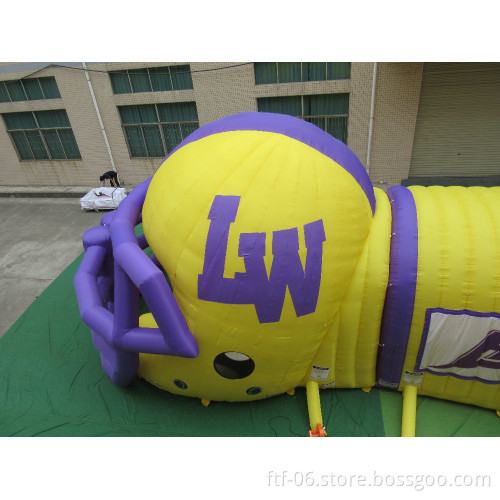 2015 New Style Inflatable Football Helmet Adult Tunnel